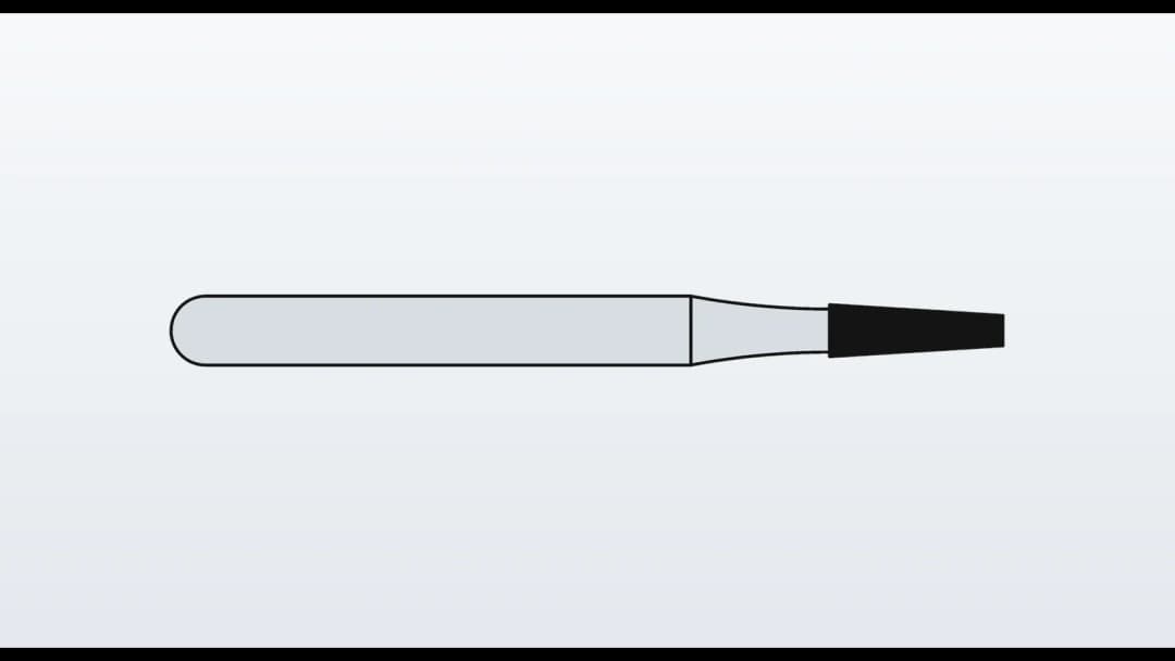 Flat End Taper