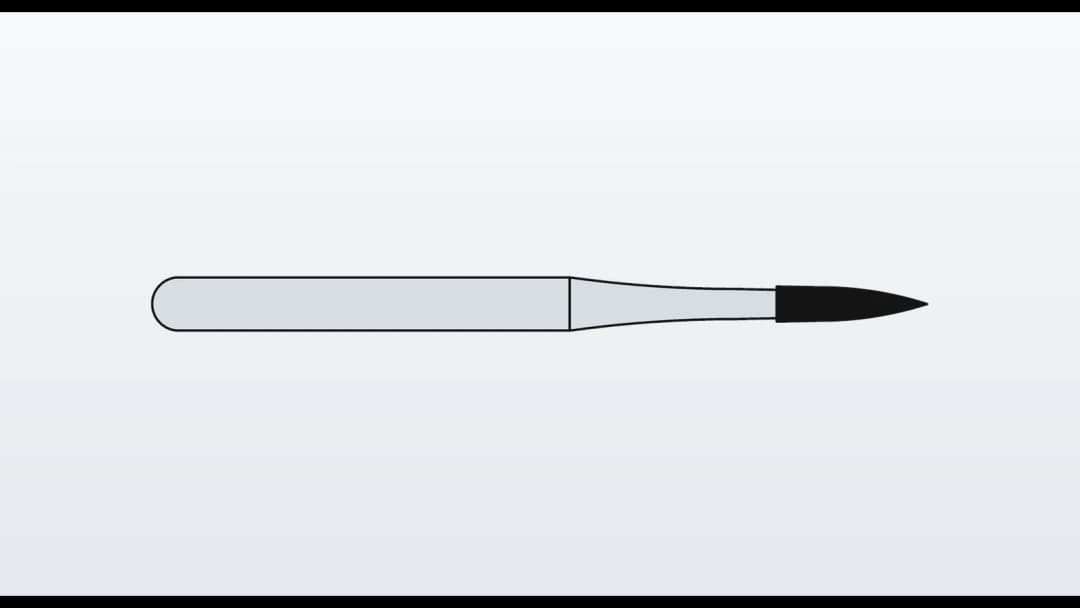 Bur, Needle-shape