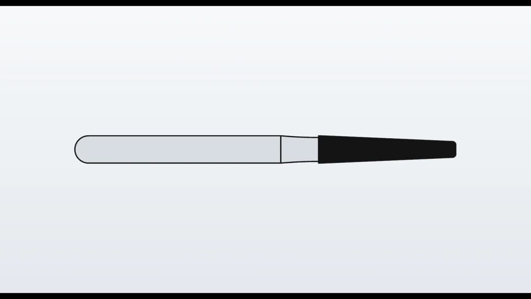 Bur, conical