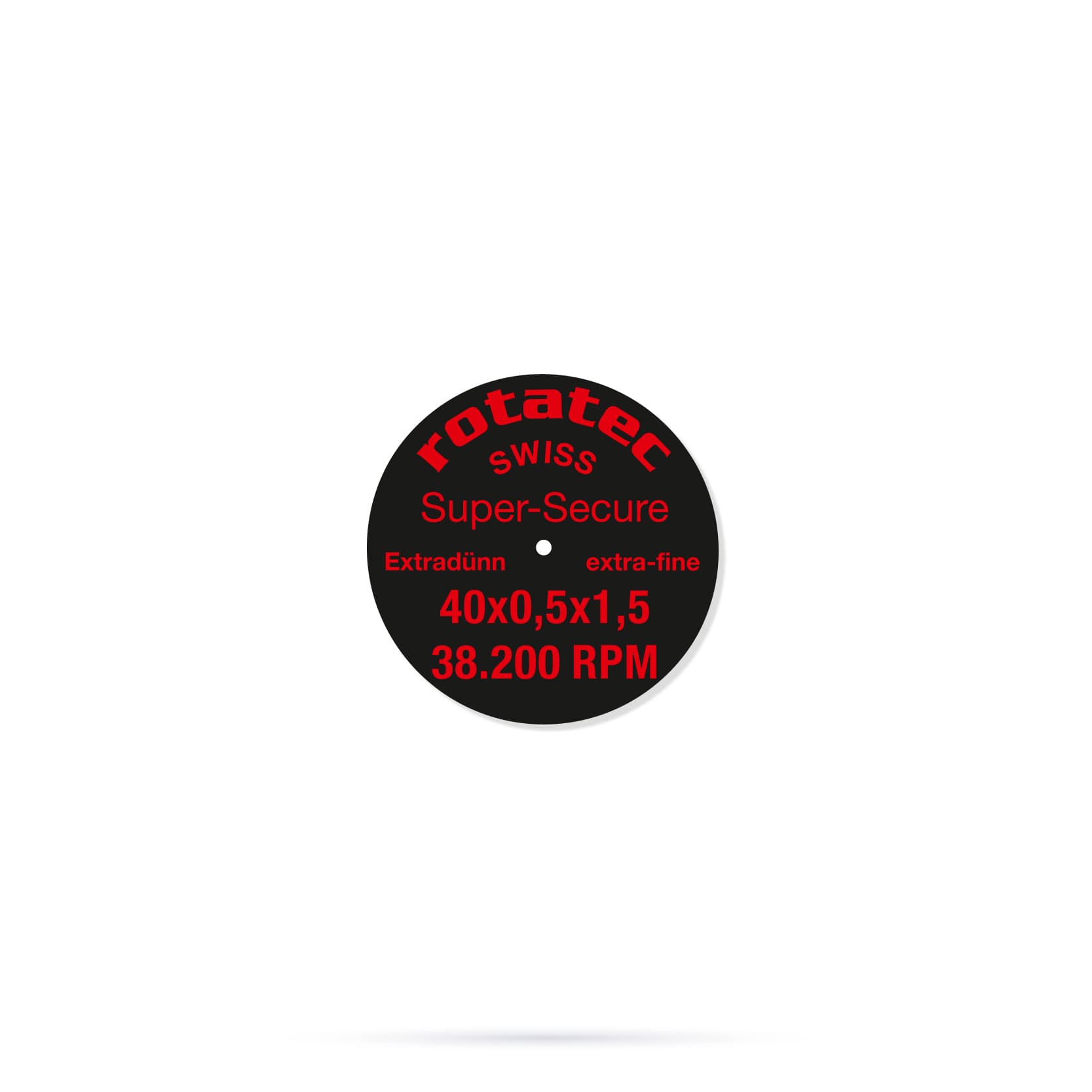 3064.900.400x025 Disque, très mince, coupant en périphérie, des deux côtés