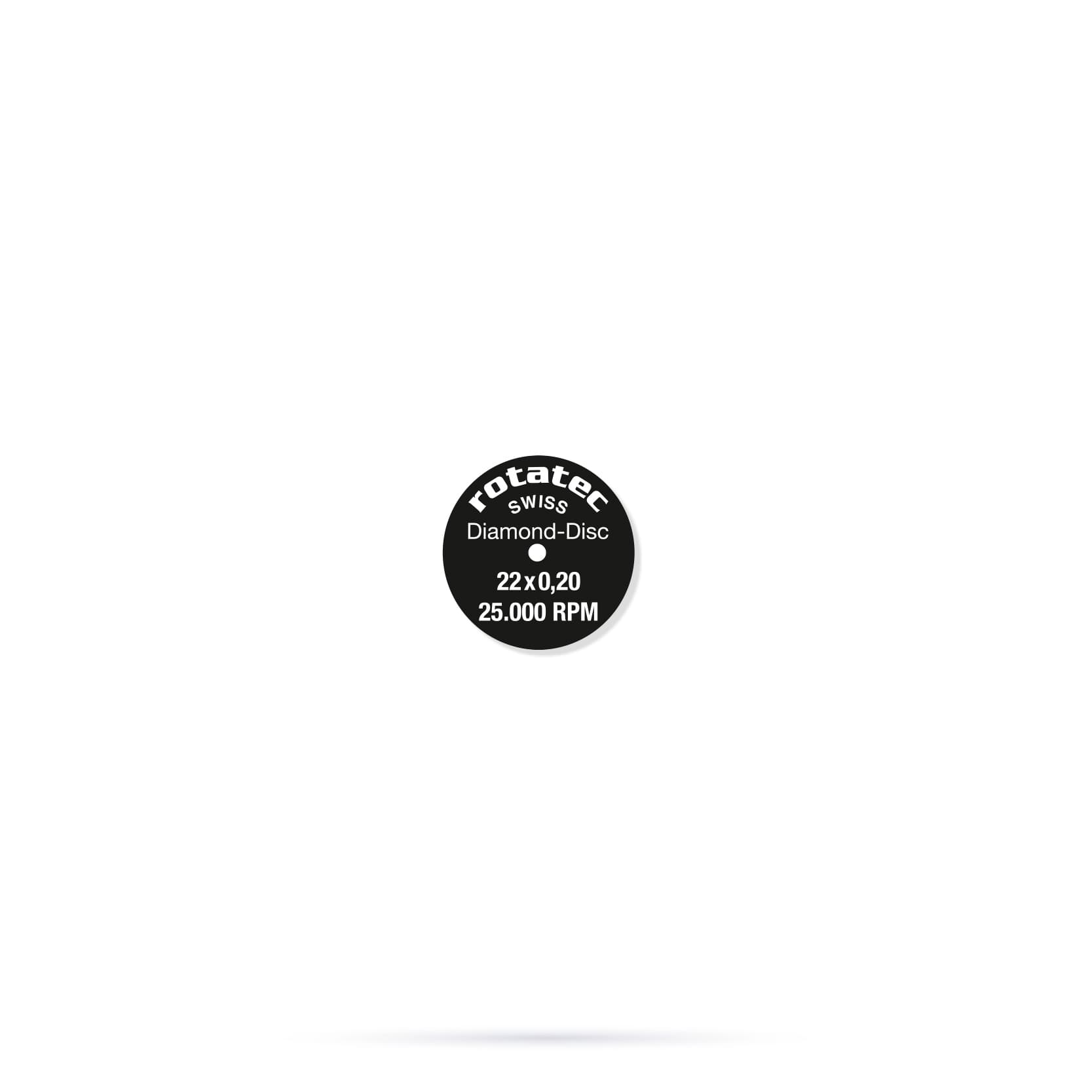 4060.900.220x025 Disque, très mince, coupant en périphérie, des deux côtés