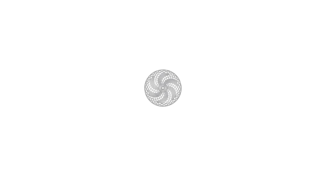 Disc, perforated, Spiral