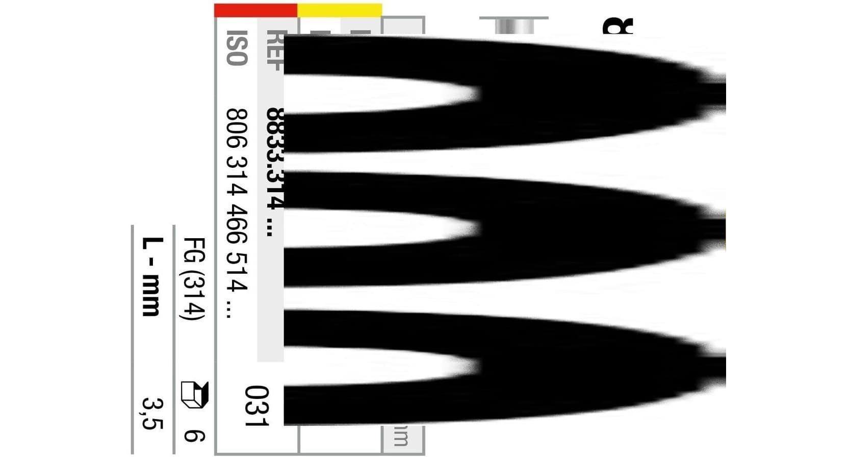 833EF.314.031x006 Foret, conique