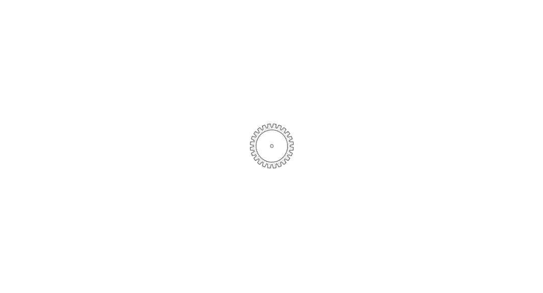 Disc, thin, with V-Toothing