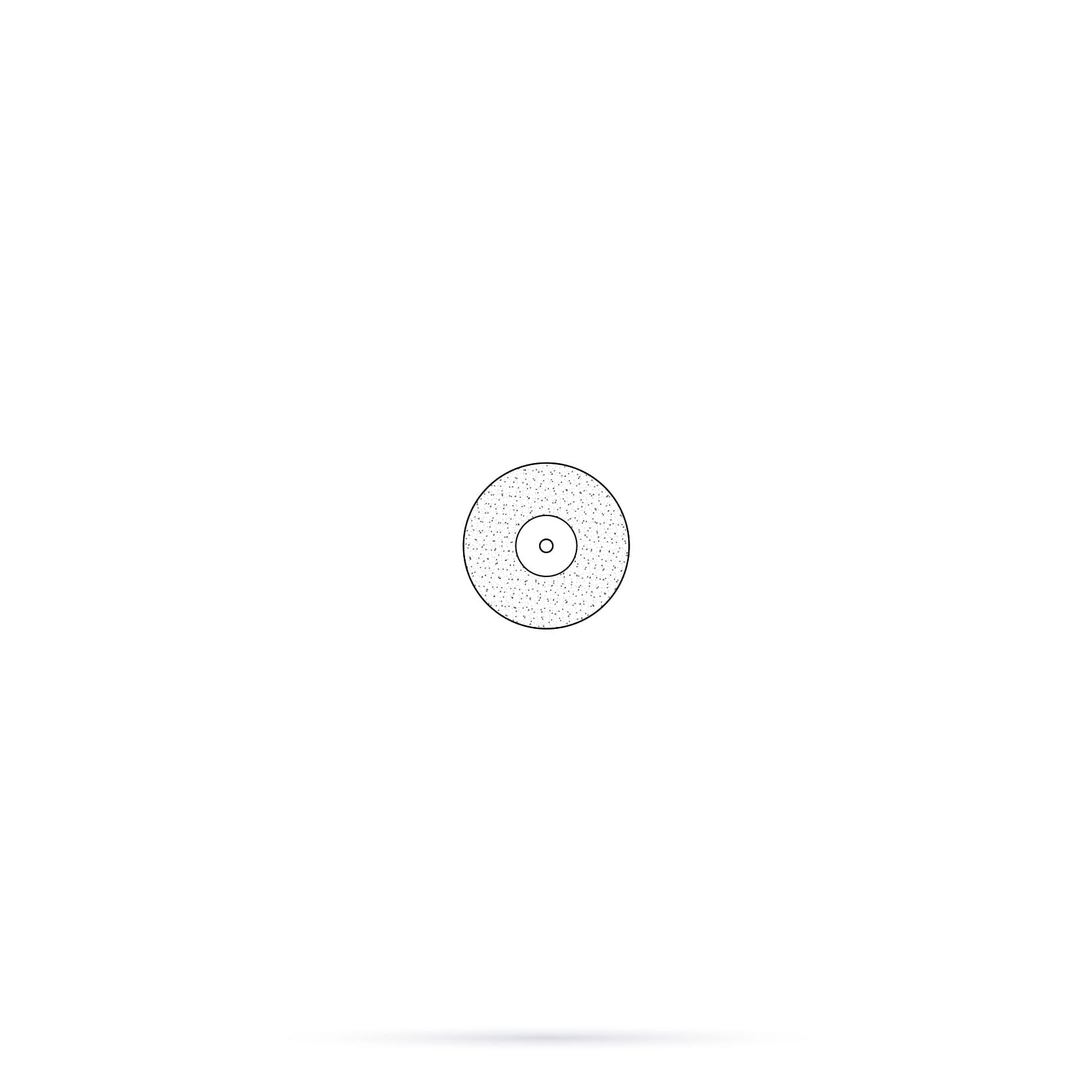 8940.104.190x001 Disque, très mince, coupant en périphérie, des deux côtés