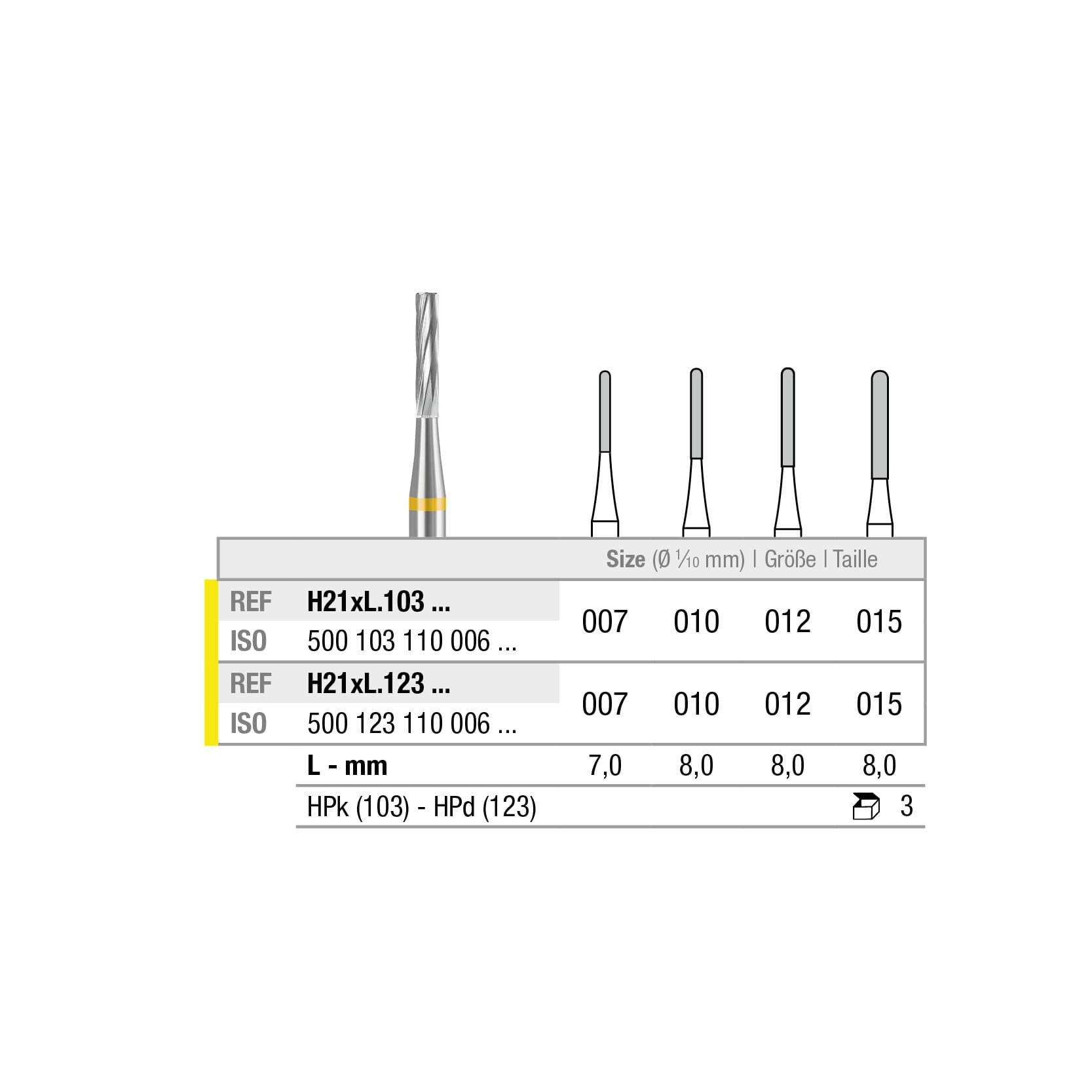 H21XL.123.015x003 Cylindre