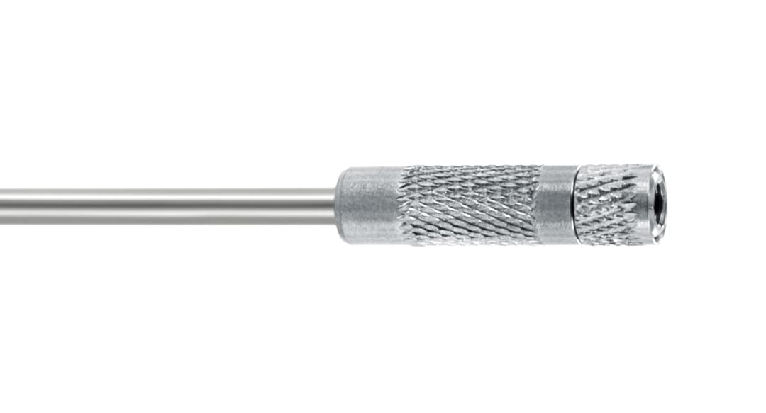 Mandrel with screw cap