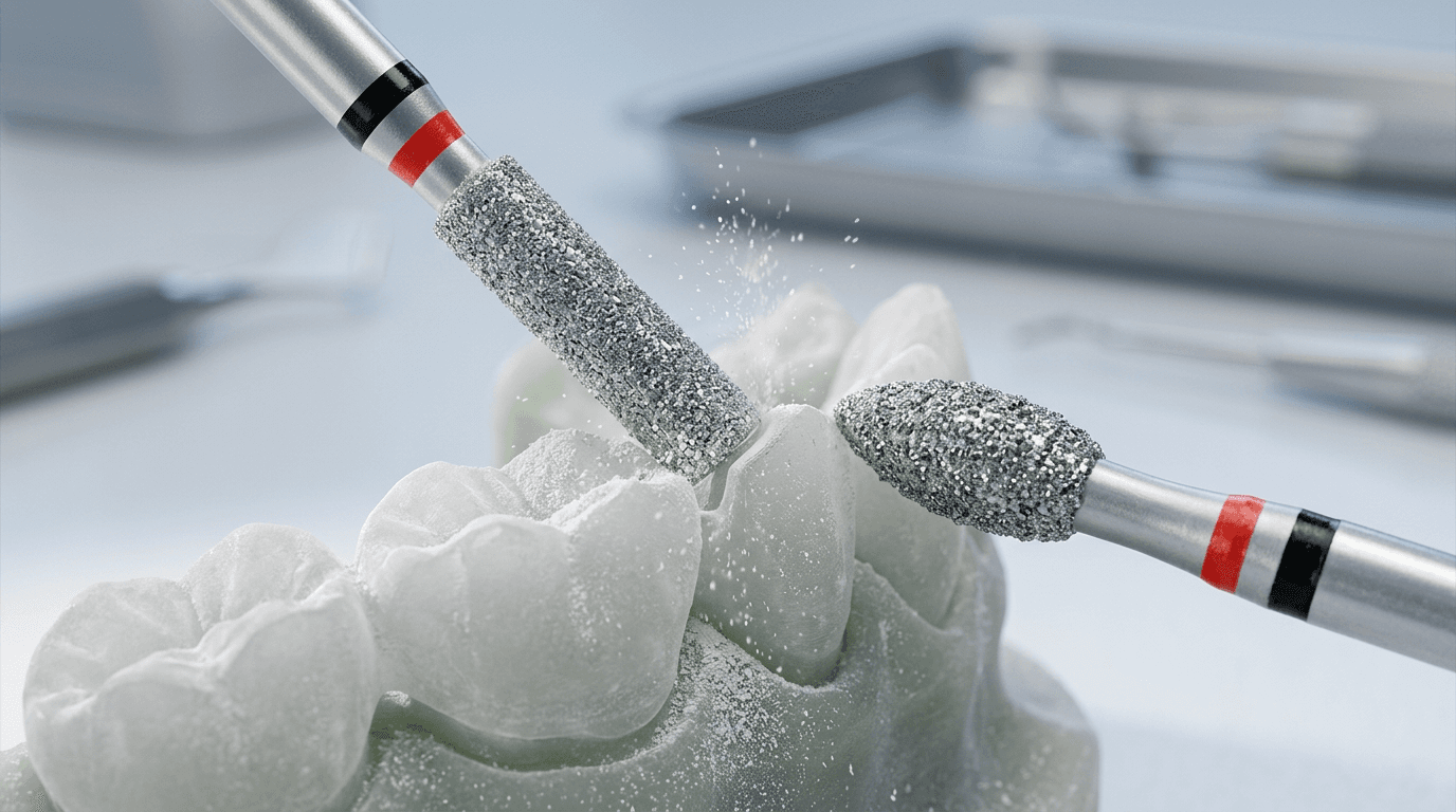 Diamonds for zirconia: the right instruments (rhodia)