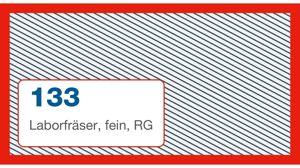 Laborfräser, fein, RG
