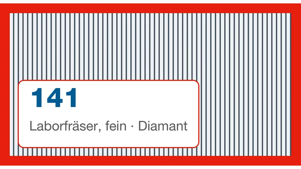 Laborfräser, fein · Diamant