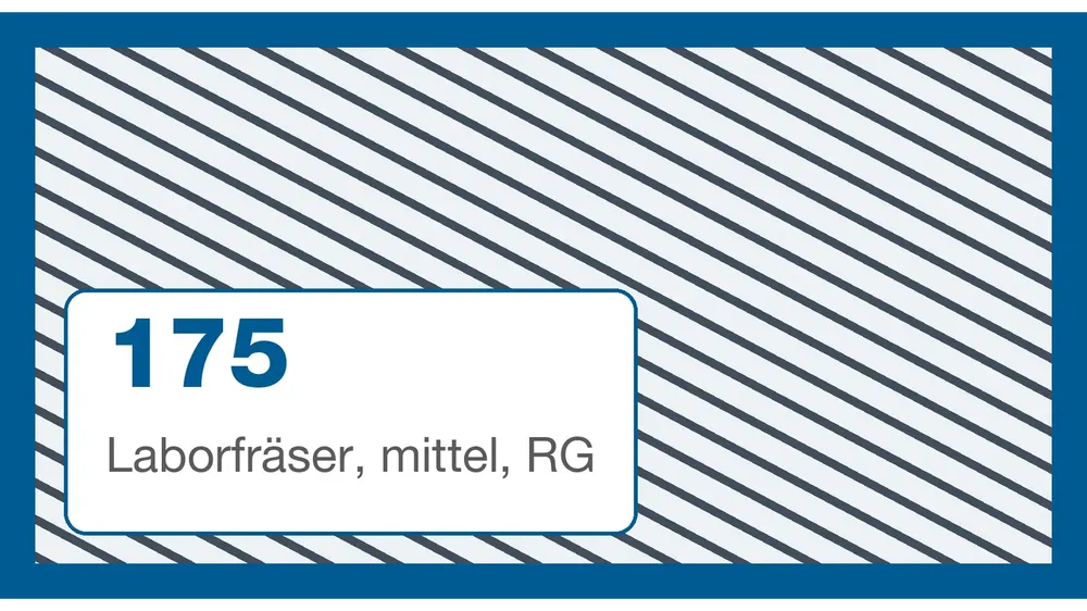 Laborfräser, mittel, RG