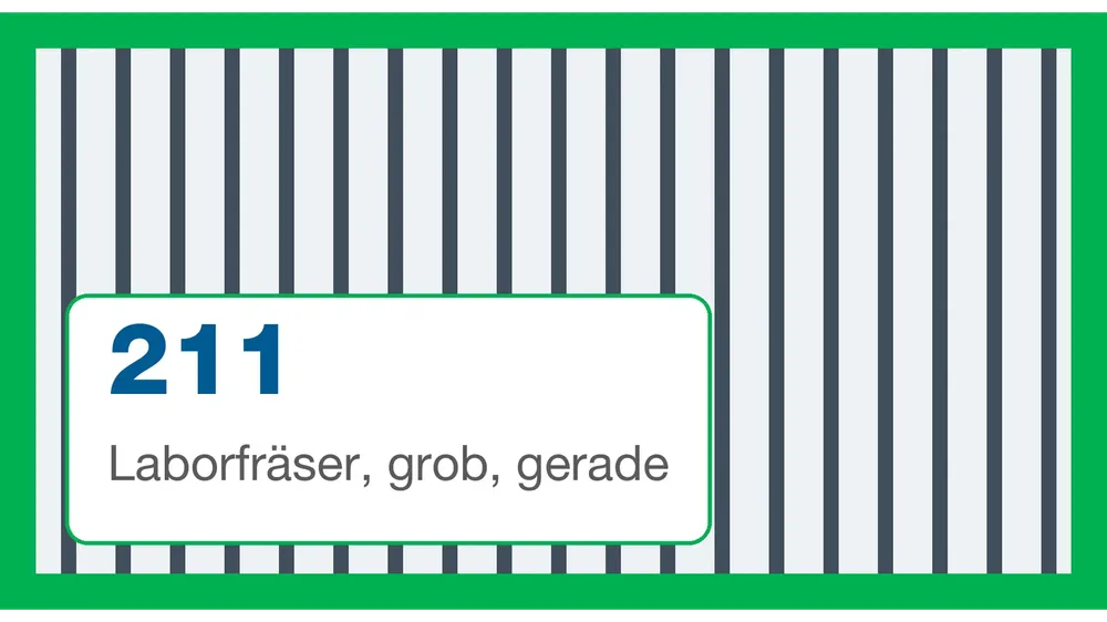 Laborfräser, grob, gerade