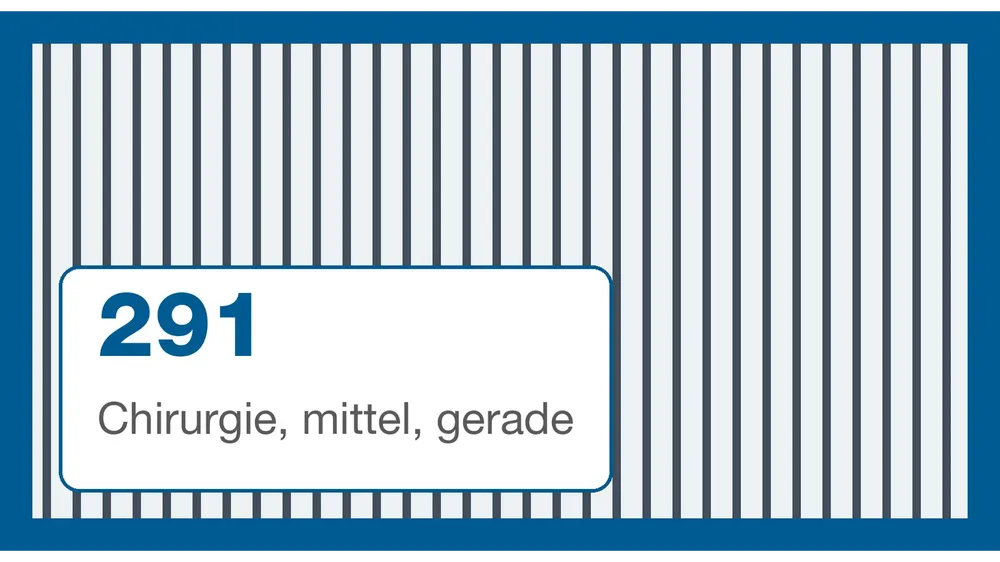 Chirurgie, mittel, gerade